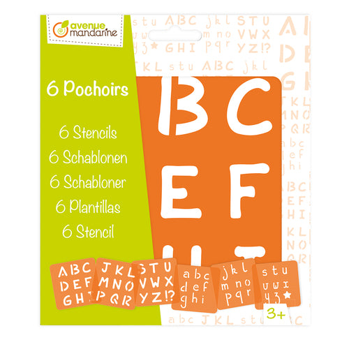 Avenue Mandarine - Alphabet Stencils