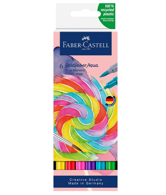 Faber-Castell - Goldfaber Aqua Dual Watercolour Marker Sets - Art Noise