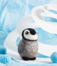 Hawthorn Handmade - Baby Penguin Mini Felting Kit - Art Noise