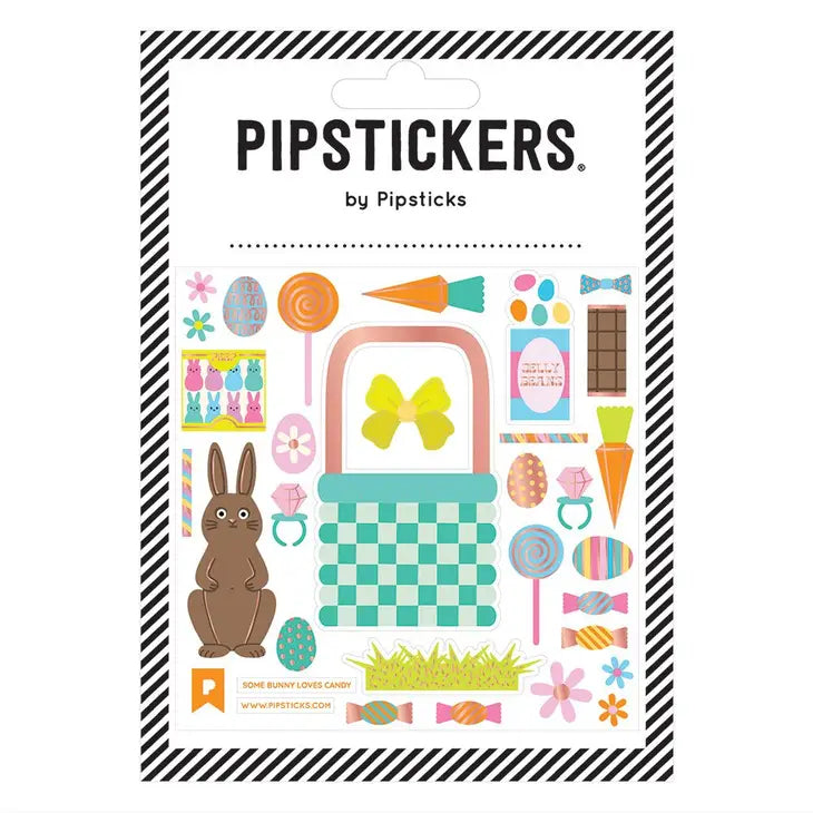 Pipsticks Stickers - Some Bunny Loves Candy - Art Noise