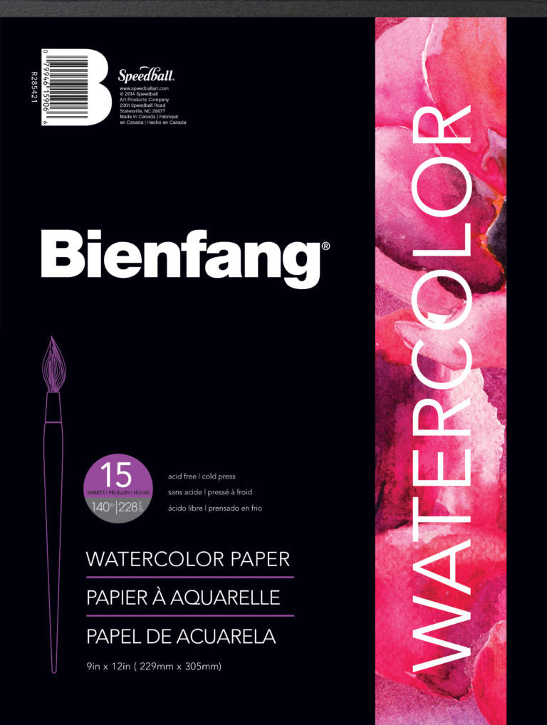 Bienfang Watercolour Pad - 140lb - Art Noise