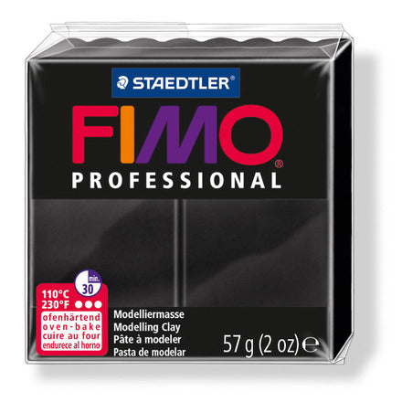Staedtler-Mars - Modelling Clay Fimo Professional - Black (4443467382871)