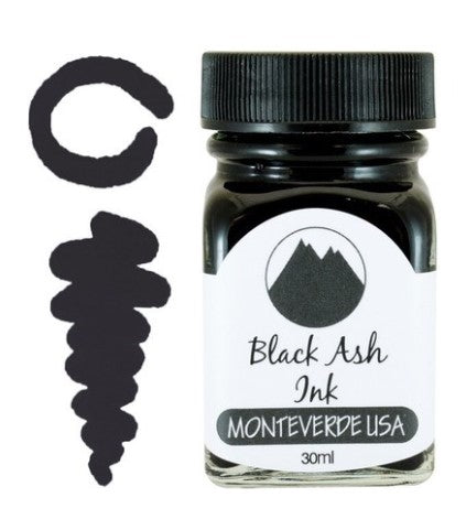 Monteverde - Fountain Pen Ink - Black Ash - Art Noise