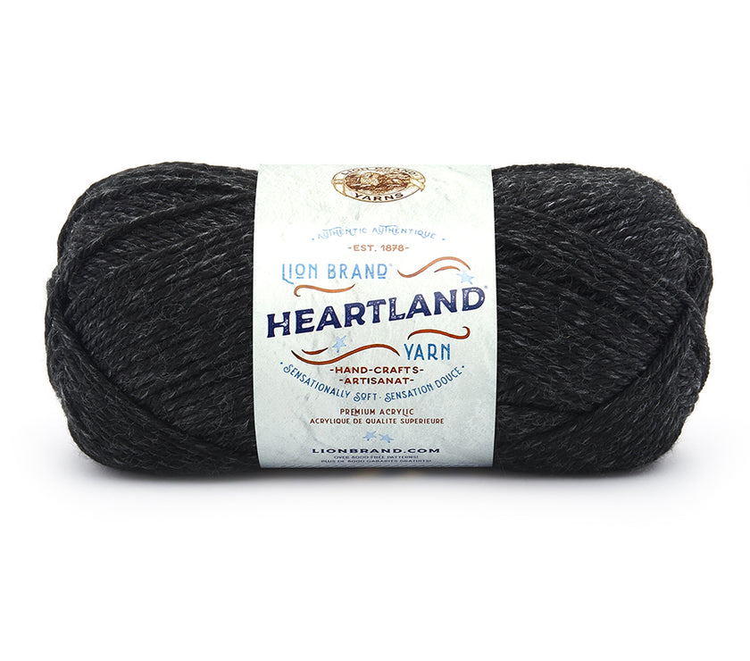 Lion - Heartland Yarn - 142g - Medium 4 - 230m (251yds) - Black Canyon - Art Noise