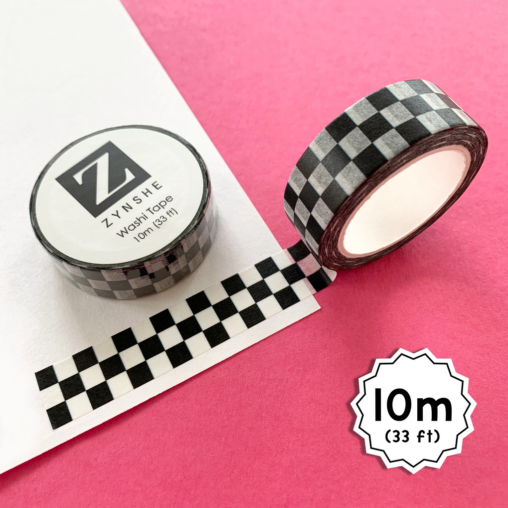 Zynshe - Checkboard Washi Tape - Art Noise