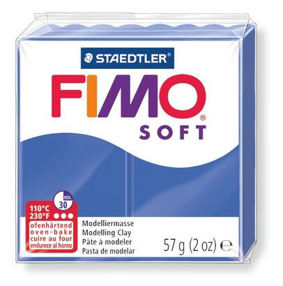 Staedtler-Mars - Modelling Clay Fimo Soft - Brilliant Blue - Art Noise