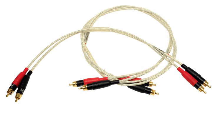 Tri-Art Stereo RCA 1.0meter pair Silver - Art Noise