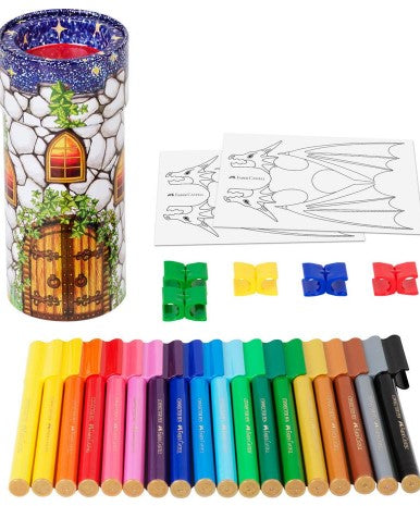 Faber-Castell - Felt Tip Connector Marker Castle Tin Set - Art Noise