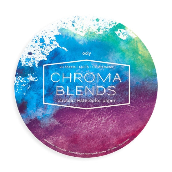 OOLY - Chroma Blends Circular Watercolor Paper Pad