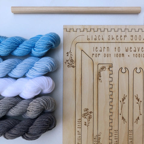 DIY Tapestry Weaving Kits - Art Noise DIY Tapestry Weaving Kits Black Sheep Goods Loom art-noise.myshopify.com diy-tapestry-weaving-kits