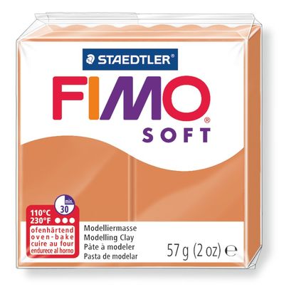 Staedtler-Mars - Modelling Clay Fimo Soft - Cognac - Art Noise