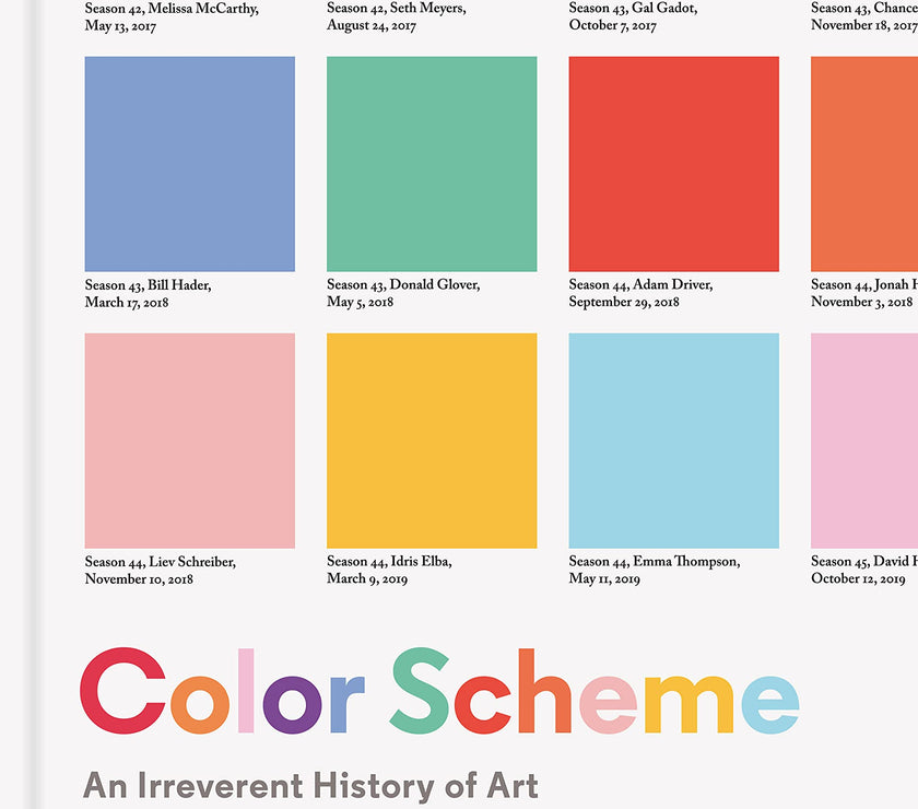 Color Scheme: An Irreverent History of Art and Pop Culture in Color Palettes - Art Noise
