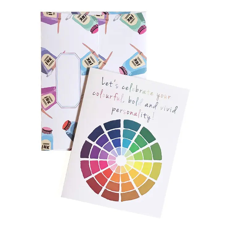 Artistry Cards - Happy Birthday Colour Wheel - Art Noise