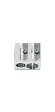 Caran d'Ache - Brass Double-Sharpener - Art Noise