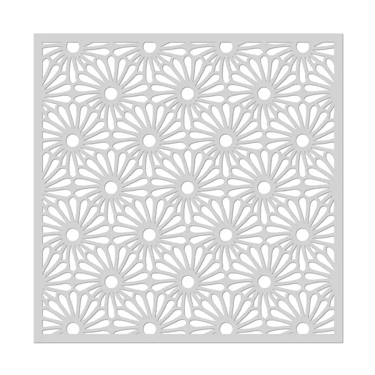 Hero Arts - Daisy Mosaic Stencil - Art Noise