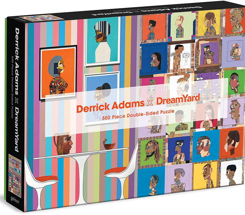 Derrick Adams x Dreamyard 500 Piece Double-Sided Puzzle - Art Noise