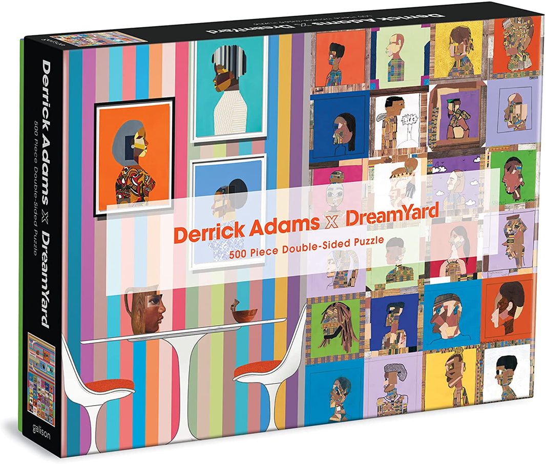 Derrick Adams x Dreamyard 500 Piece Double-Sided Puzzle - Art Noise