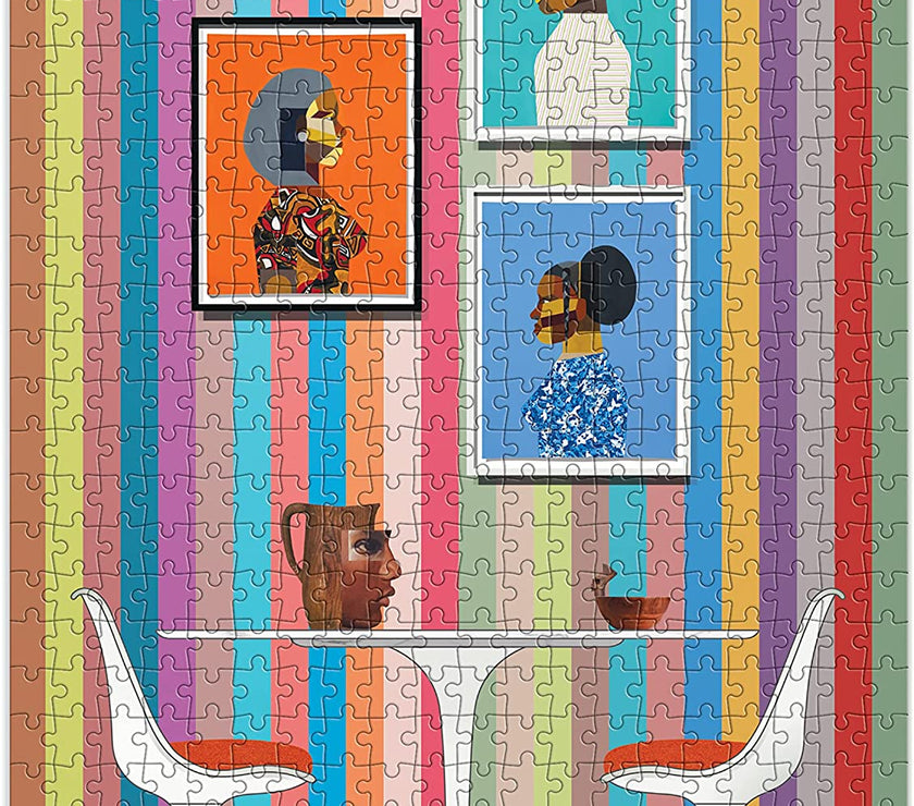 Derrick Adams x Dreamyard 500 Piece Double-Sided Puzzle - Art Noise