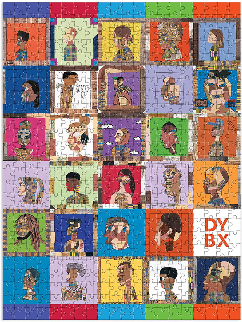 Derrick Adams x Dreamyard 500 Piece Double-Sided Puzzle - Art Noise