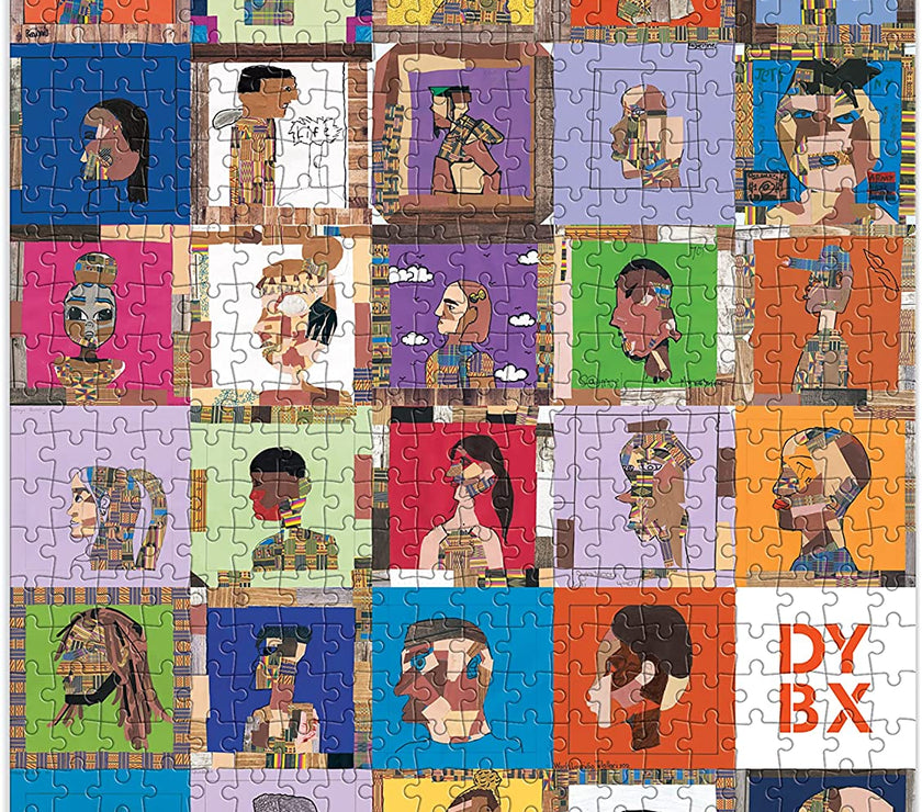 Derrick Adams x Dreamyard 500 Piece Double-Sided Puzzle - Art Noise