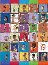 Derrick Adams x Dreamyard 500 Piece Double-Sided Puzzle - Art Noise