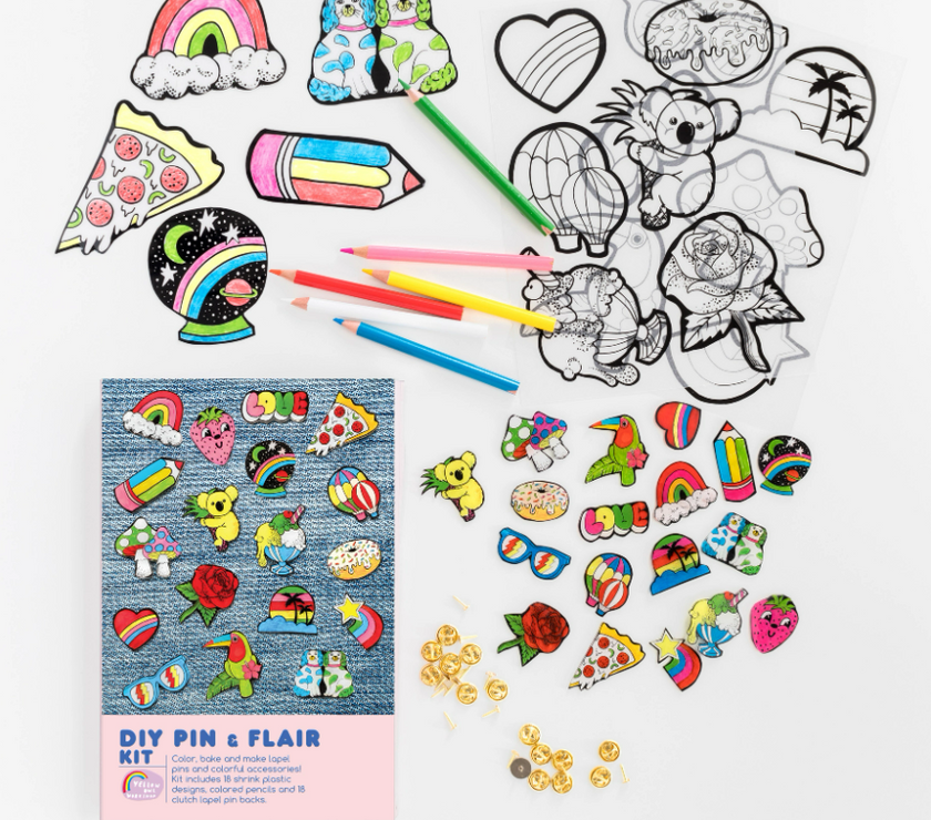 Yellow Owl Workshop - DIY Pin & Flair Kit - Art Noise