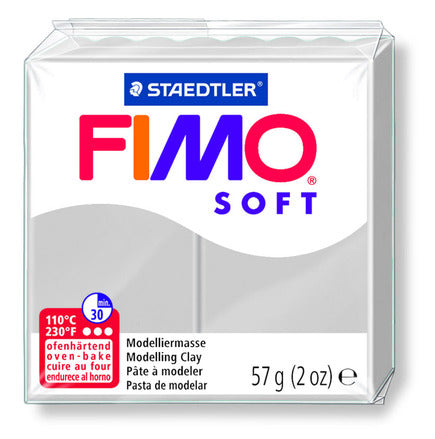 Staedtler-Mars - Modelling Clay Fimo Soft - dolphin grey (4443466596439)