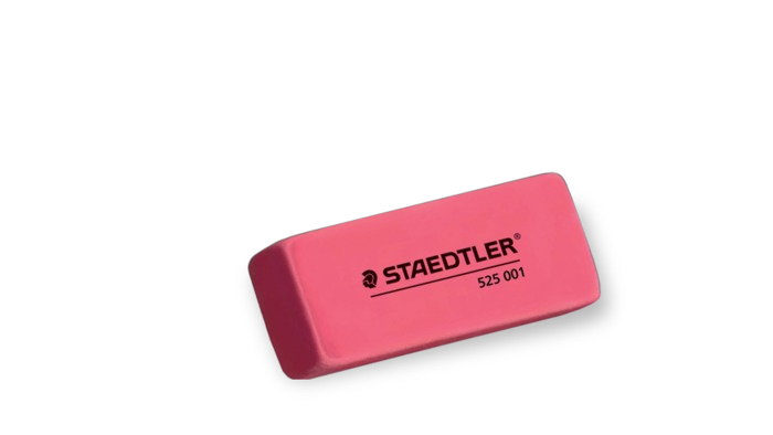 Staedtler-Mars - Beveled Pink Eraser - Art Noise