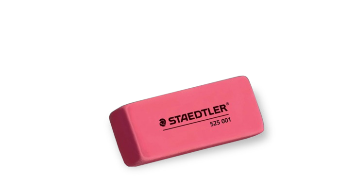 Staedtler-Mars - Beveled Pink Eraser (4443464171607)