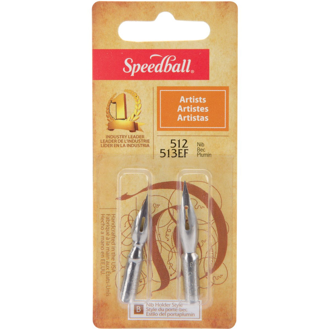 Speedball - Artists #512/#513 EF Dip Pen Nibs Set - Art Noise