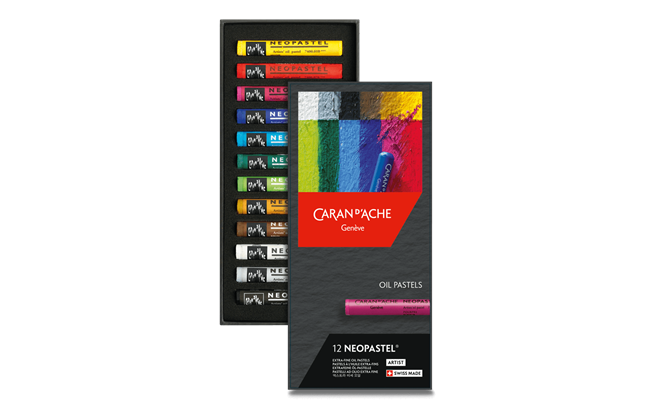 Caran d&#39;Ache - Neopastel, box 12 pastels - 7400.312 (4441982894167)