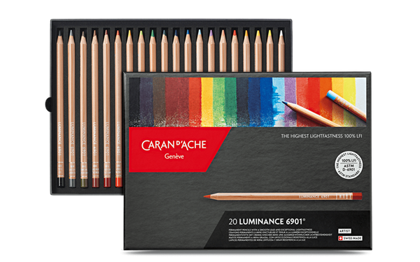 Caran d'Ache Luminance Coloured Pencil Sets | Art Noise