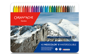 Caran d'Ache - Classic Neocolor II Water Soluble Wax Crayon - Tin Box Sets - Art Noise