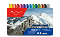 Caran d'Ache - Classic Neocolor II Water Soluble Wax Crayon - Tin Box Sets - Art Noise