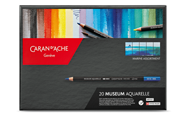 Caran d&#39;Ache - Museum Watercolour Pencil - Set of 20
