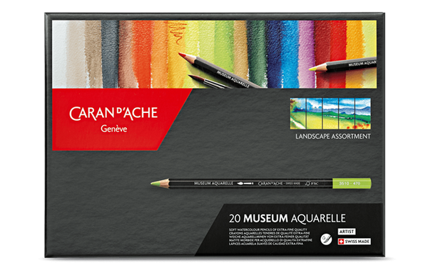 Caran d'Ache - Museum Watercolour Pencil - Set of 20