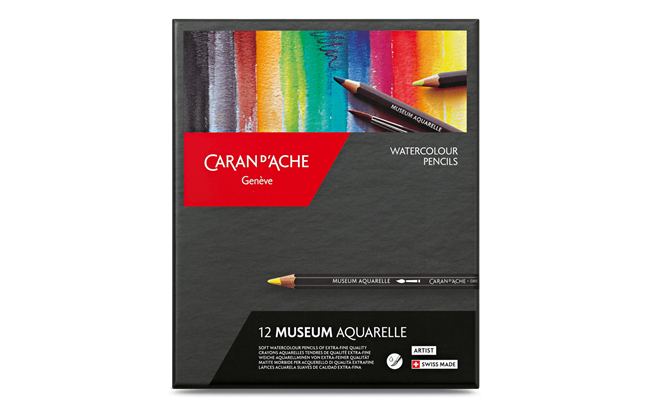 Caran d'Ache - Museum Watercolour Pencil - Set of 12 - Art Noise