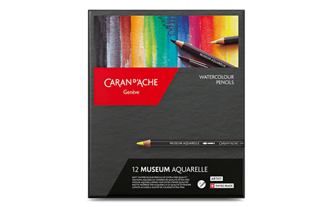 Caran d'Ache - Museum Watercolour Pencil - Set of 12 - Art Noise