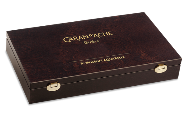 Caran d'Ache - Museum Watercolour Pencil - Wooden Box Set of 76