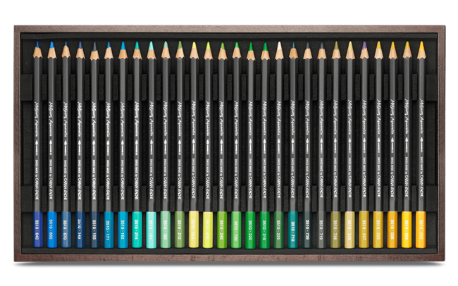 Caran d'Ache - Museum Watercolour Pencil - Wooden Box Set of 76 - Art Noise