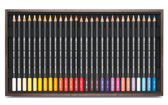 Caran d'Ache - Museum Watercolour Pencil - Wooden Box Set of 76 - Art Noise