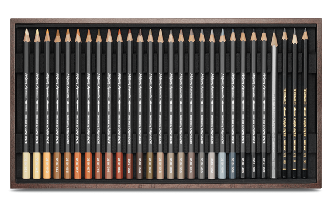 Caran d'Ache - Museum Watercolour Pencil - Wooden Box Set of 76 - Art Noise