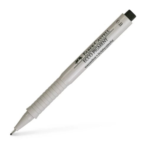 Faber-Castell - Ecco Pigment Fineliner Pens - Black (4438862692439)