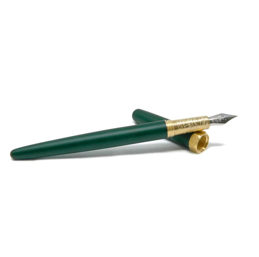 Ferris Wheel Press - Brush Fountain Pen Satin Fine Nib - Lord Evergreen