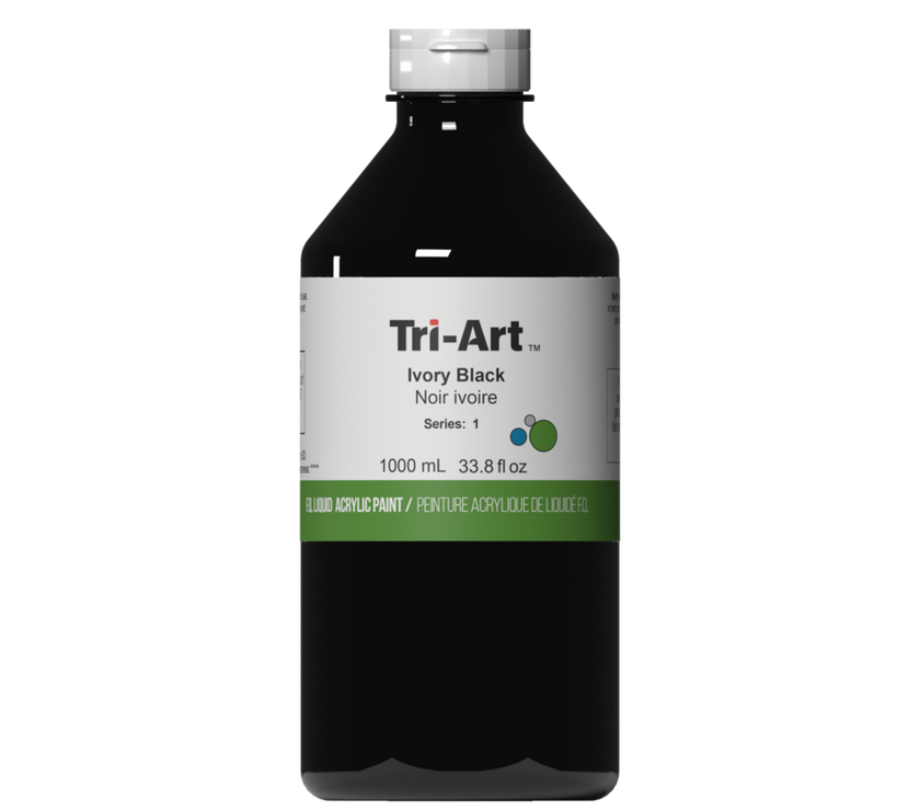 Tri-Art Liquids - Ivory Black - Art Noise