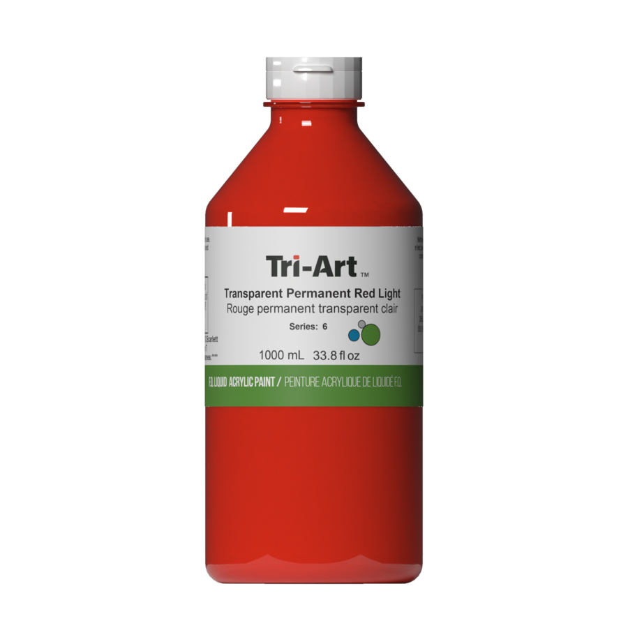 Tri-Art Liquids - Transparent Permanent Red Light - Art Noise