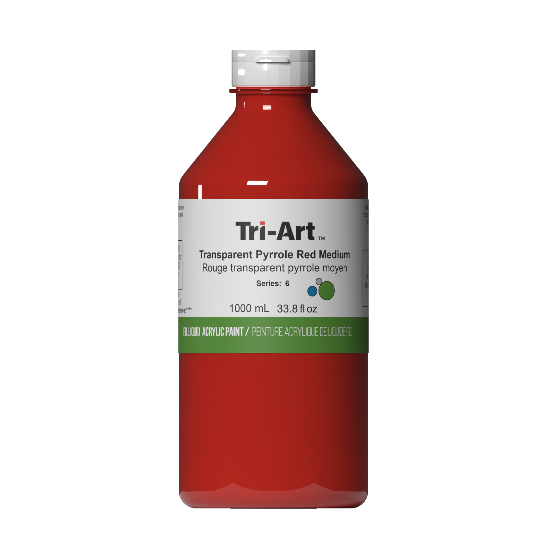 Tri-Art Liquids - Transparent Pyrrole Red Medium - Art Noise
