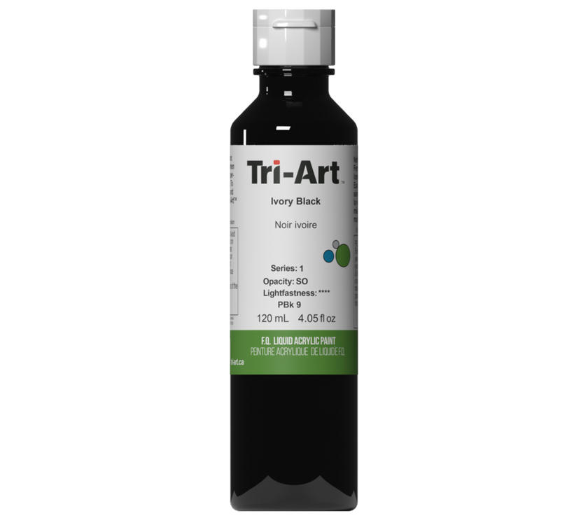 Tri-Art Liquids - Ivory Black - Art Noise