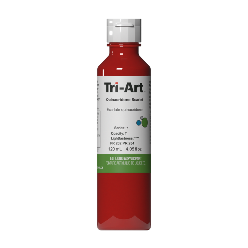 Tri-Art Liquids - Quinacridone Scarlet - Art Noise