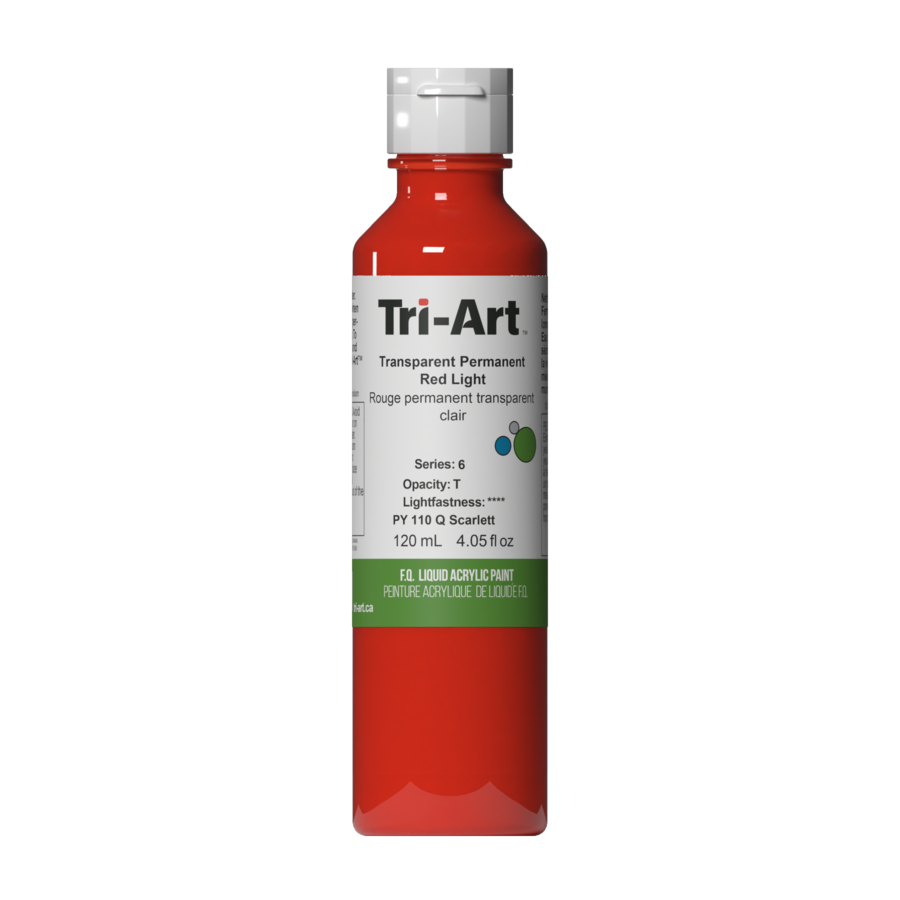 Tri-Art Liquids - Transparent Permanent Red Light - Art Noise